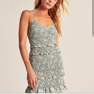 NWT Abercrombie Smocked Mini Dress